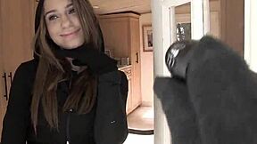 i joined a teen lesbian threesome with toys at the party