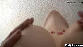 dagfs - eager blonde prefers doggystyle on bed with ass shaking and teasing