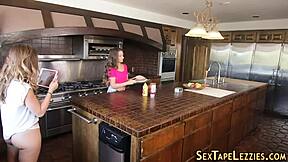 Teen Lesbian Licks Petite Pussy in POV Reality Scene