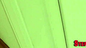 I watch my blonde stepsis take my massive dick in pov