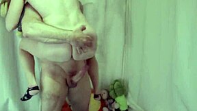 Tiny teen mounts teacher's shaft