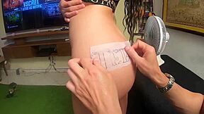 Mirella Montana pays for tattoo with intense blowjob