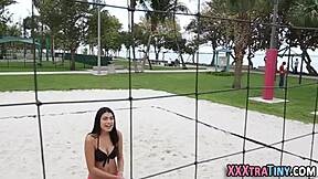 little teen pounded doggystyle with monster cock in hd