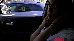 so this step daughter bribes someone with a sloppy blowjob in public, wtf