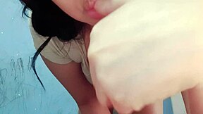 Horny Lesbian Stepmother Craves Pussy and Ass Fucking. Big Tits Brunette with Monster Cock.