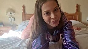 Horny latina with big ass at home