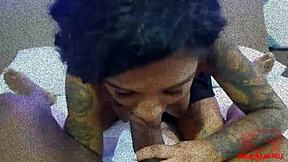 Pov she asked for it in her mouth but couldn't resist sitting on friend's big black cock