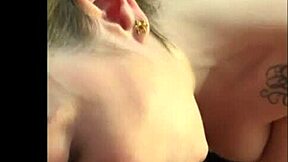 blonde cowgirl rides padrastro to creampie