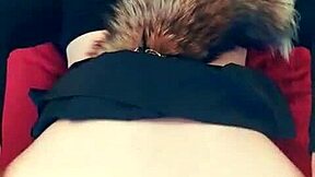 i love watching this lovely girl give deep blowjob and play with her pussy in lingerie pov