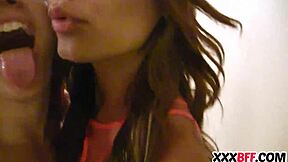 Petite Bisexual Lesbian Fucks Big Cock at Bachelorette Party