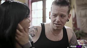 Asian Teen 18+ Enjoys Intense Action From Behind