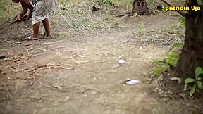 Soft Kind Fuck In Doggy With Ebony Chubby Woman Outdoors