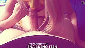 Skinny Blond Teen 18+ Deepthroats For Facial Cumshot Homemade