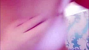 Look at this cute young Asian beauty masturbating.