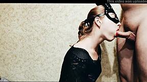 giving deepthroat blowjob to my favorite blonde roommate in dorm