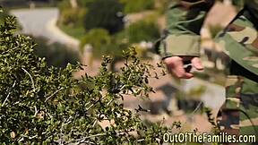 why does my black stepdaughter suck and ride so good? she gives handjob and takes facial.