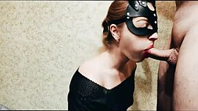 giving deepthroat blowjob to my favorite blonde roommate in dorm