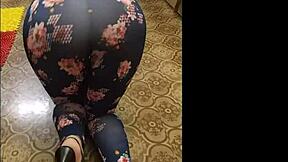big ass teen hot sexy girl big tits homemade training leggings naughty top snickers