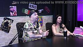 Hired for ballbusting but failed, Evelyn Zain in sheer red lingerie