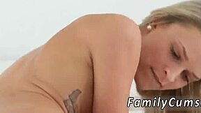 step dad and friends explore taboo fun together