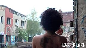 Jason Steel Facefucks Stacy Bloom Outdoors in Rain