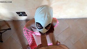 Want to see her suck in that catsuit?