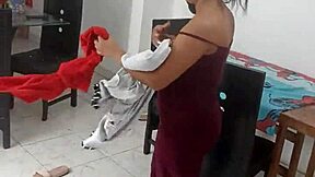 Wife Blows Me While Cleaning!