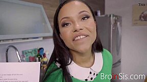 Busty Brunette Latina Stepsister Adriana Maya Exclaims, 'Let My Stepbrother Inside My Big Ass Now!'