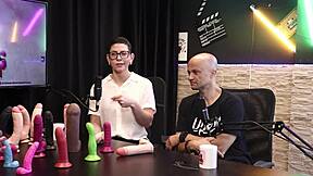 eilani quina and victor luciano explore upper toys in no swing cast, completo sheer red lingerie teasing amateurs