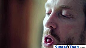 Blonde Teen's Tight Pussy Fucked Hard