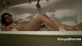 Kavya Fingers Tight Pussy In Bath Tub!