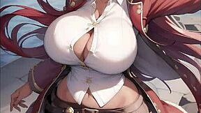 Feel the Passion of Cute Pirate Girls Stripping Their Giant Tits