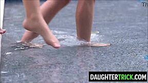 BBQ Turns Taboo as Stepdaughter Swaps with Uncle and Father-in-Law!