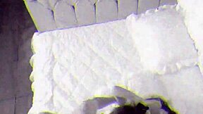 skinny married woman alone, dick fucks her in the couples bed 😏