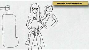 art academy teen 18+ girls peeing standing up