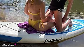 sunny day turns into outdoor stepsister banging