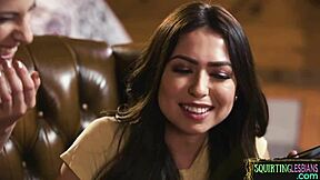 Tribbing Les Teen 18+s Squirting After Intense Foreplay