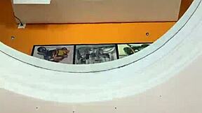 Curly blonde latina can't handle assfucking in hotel, begs for cum inside