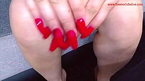 Spicy Sharon's Feet Fetish: Teasing With Big Tits
