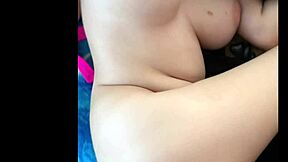 Hot little college girlfriend flaunts her big tits! 😍