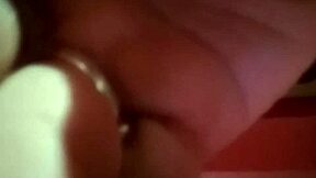 Intense blowjob in glory hole turns into hardcore pussy fucking and orgasm with blonde teen and toy actor in swing house sp