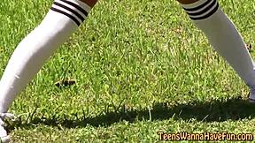 at the party, these teens got fucked and facialized