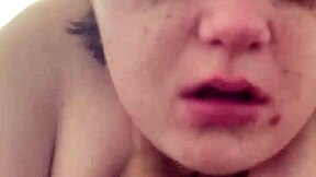 white teen slut deepthroats monster black cock, can she handle it?