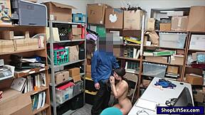 Shoplifter Caught Stealing Merchandise in the Shop