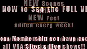 nerdy teen gia love licks and gives oiled footjob, ending in cumshot