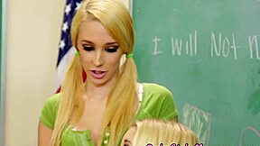 Teen 18+ Model Receives Seductive Massage from Teacher, Leading to Intense Tribbing Session