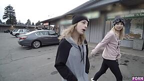 Kristen Scott and Sierra Nicole Receive Facial Cumshot