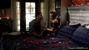 Newly Engaged Couple Celebrates With Intense Fuck!