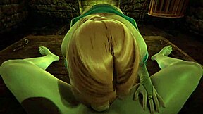 in the witcher, redhead triss gives you pov blowjob and licking