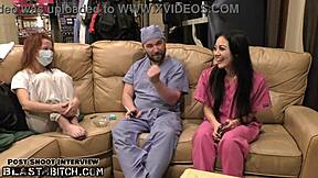 Blaire Celeste visits Doctor Tampa at the hospital for a check-up.